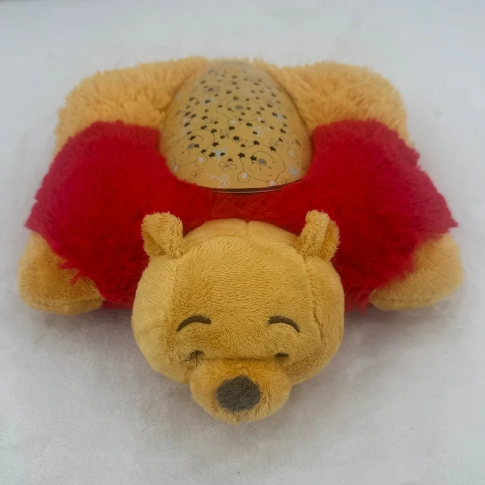 Disney Winnie the Pooh Pillow Pet Sleeptime Lites Star Projector Night Light 12